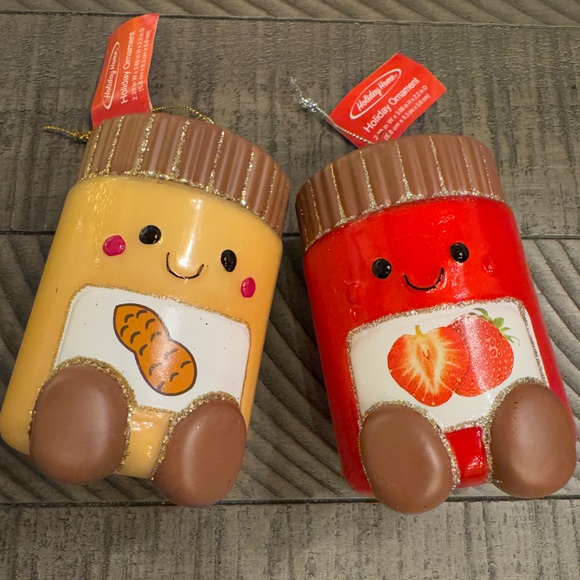 Peanut Butter & Jelly Ornaments PB&J Better Together - Picture 2 of 3